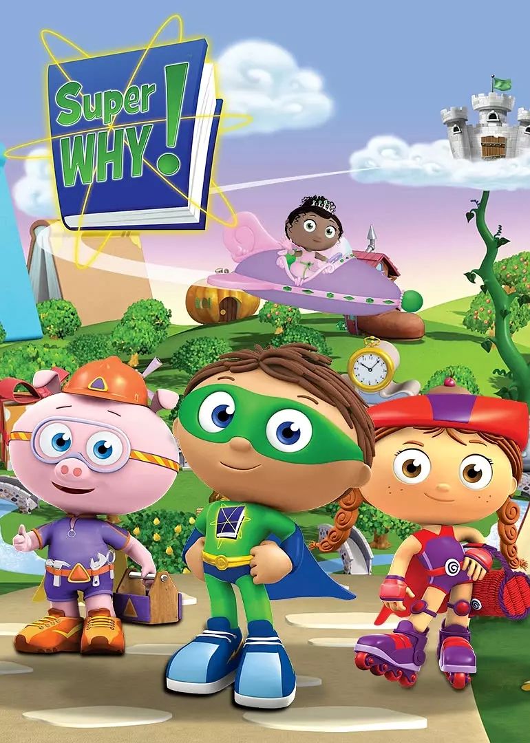 超级为什么 Super Why 中文版+英文版 少儿科普动画 1-3季 103集-虎学网