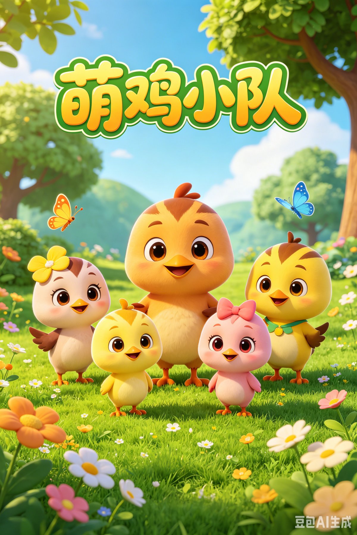 萌鸡小队 中文版全6季+英文版全2季+萌鸡小学堂+趣儿歌趣自然+奇趣动物-虎学网