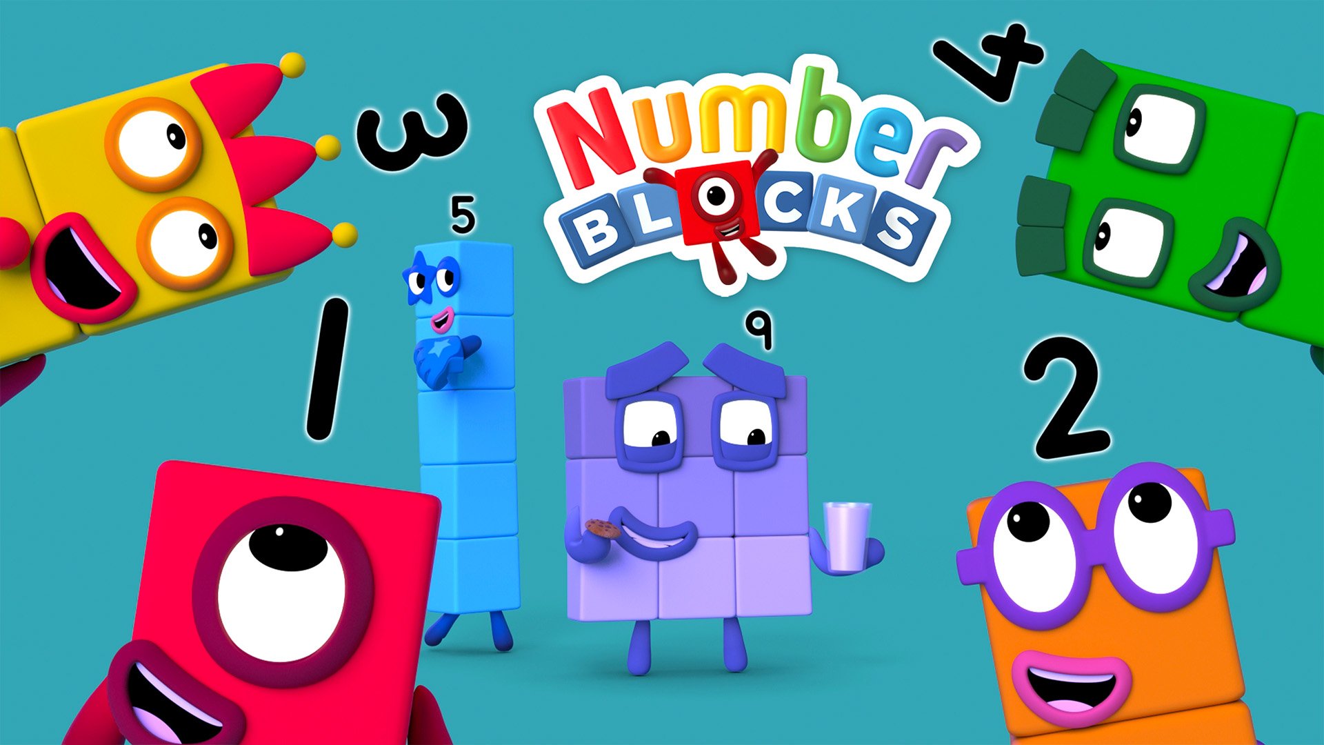 Numberblocks数字积木 1-8季 中文版+英文版+配套资料 BBC数学启蒙英语动画-虎学网