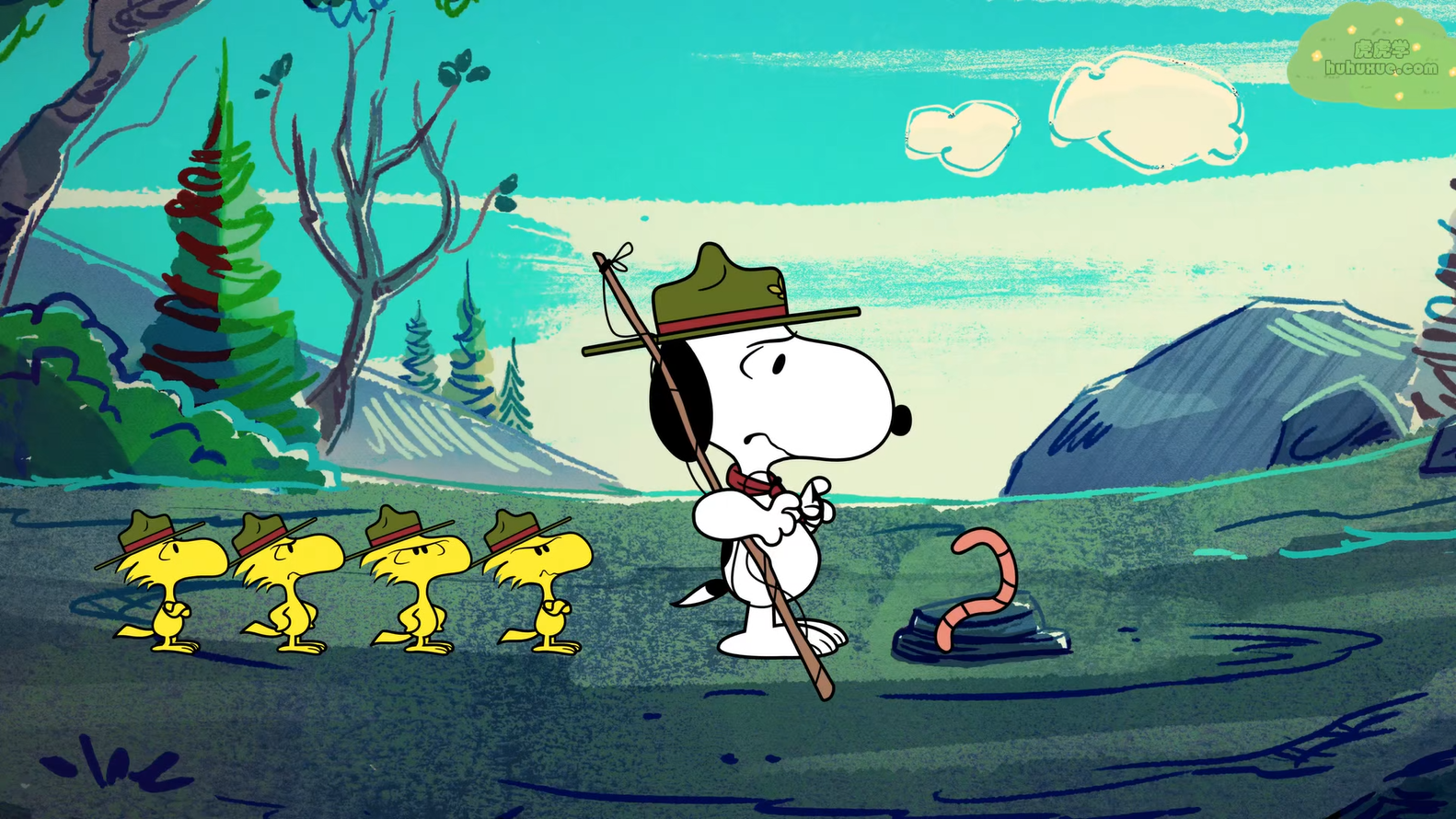 Camp Snoopy 史努比动画 英文版 史努比秀1-3季+史努比夏令营 155集-虎学网