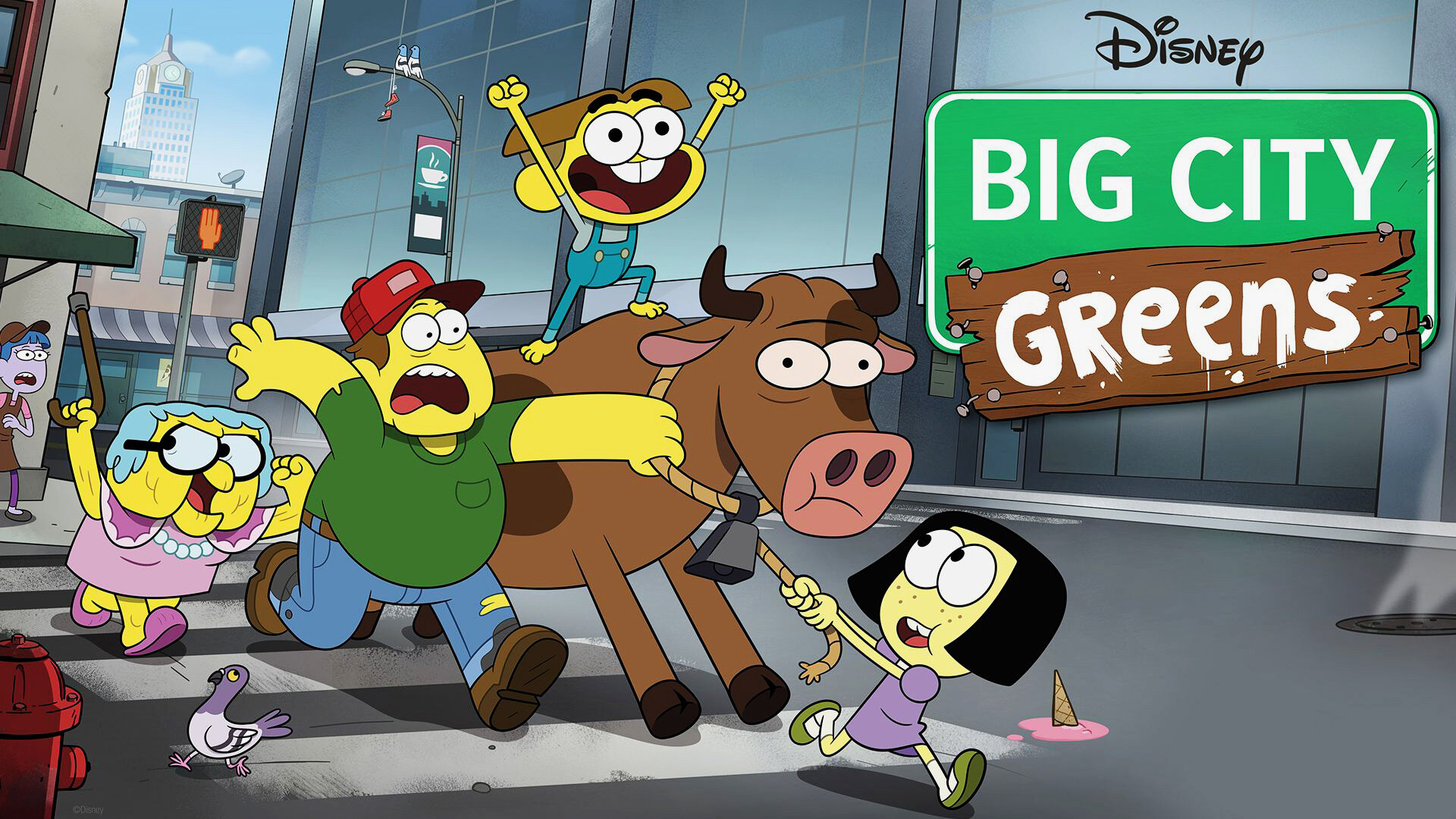Big City Greens 格林一家进城记 英文版1-3季 1080P英文字幕 美式日常口语启蒙天花板-虎学网