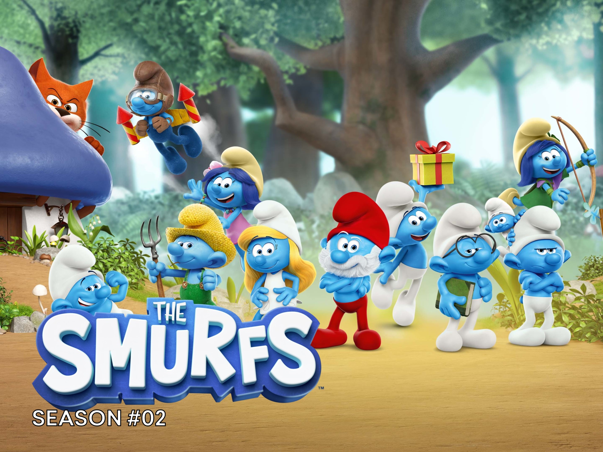 The Smurfs 新版蓝精灵 1-2季 1080P 英文字幕 全3D高清CGI 英语合家欢动画片-虎学网