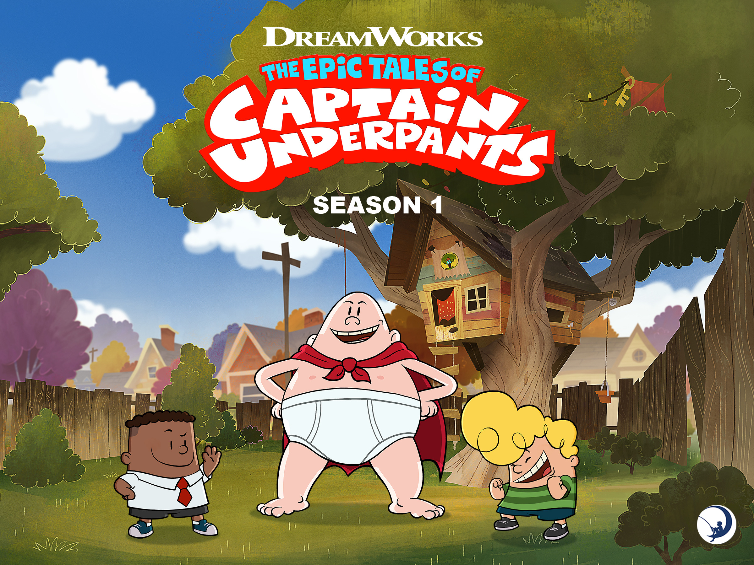 Captain Underpants 内裤超人 1-3季+太空篇 1080P英文字幕 梦工厂+Netflix出品-虎学网