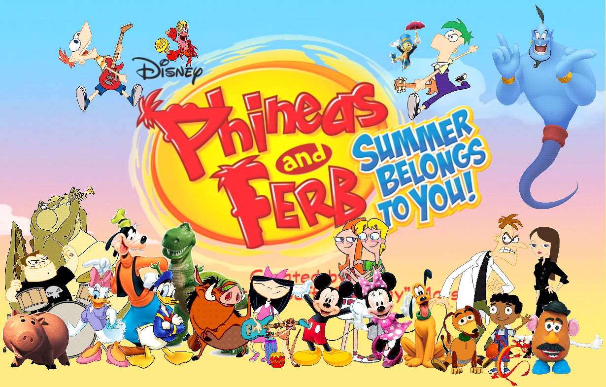 飞哥与小佛 Phineas and Ferb 中文版+英文版 1-5季 迪士尼经典脑洞喜剧动画-虎学网