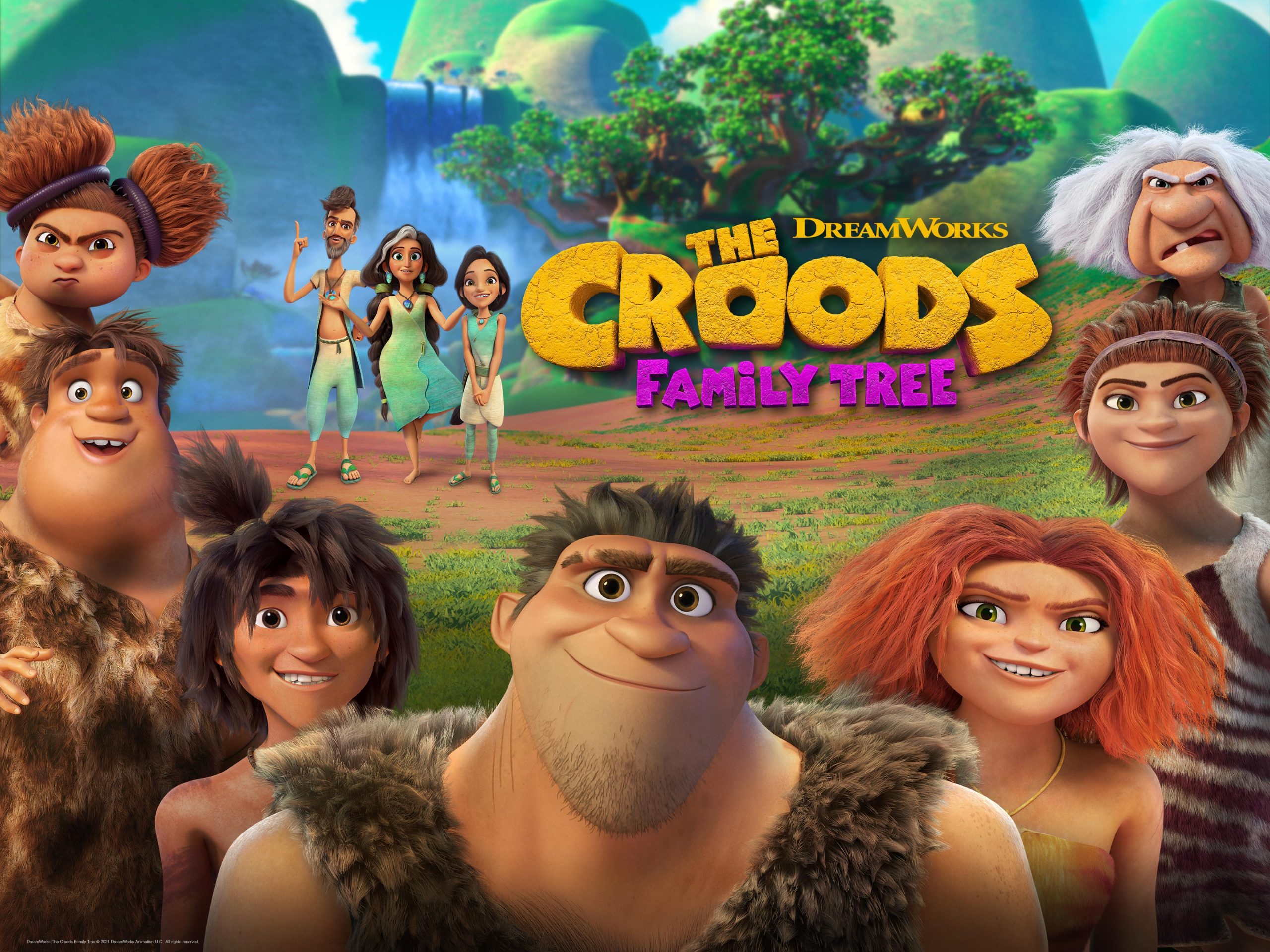 The Croods: Family Tree 疯狂原始人：家谱 1-6季 英文字幕 梦工厂3D家庭爆笑动画-虎学网