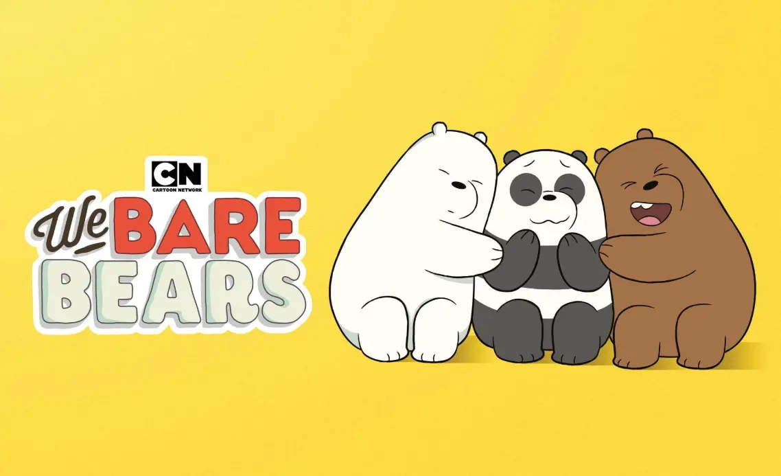 咱们裸熊 We Bare Bears 中文版+英文版 1-4季+电影版+番外 治愈系喜剧动画-虎学网