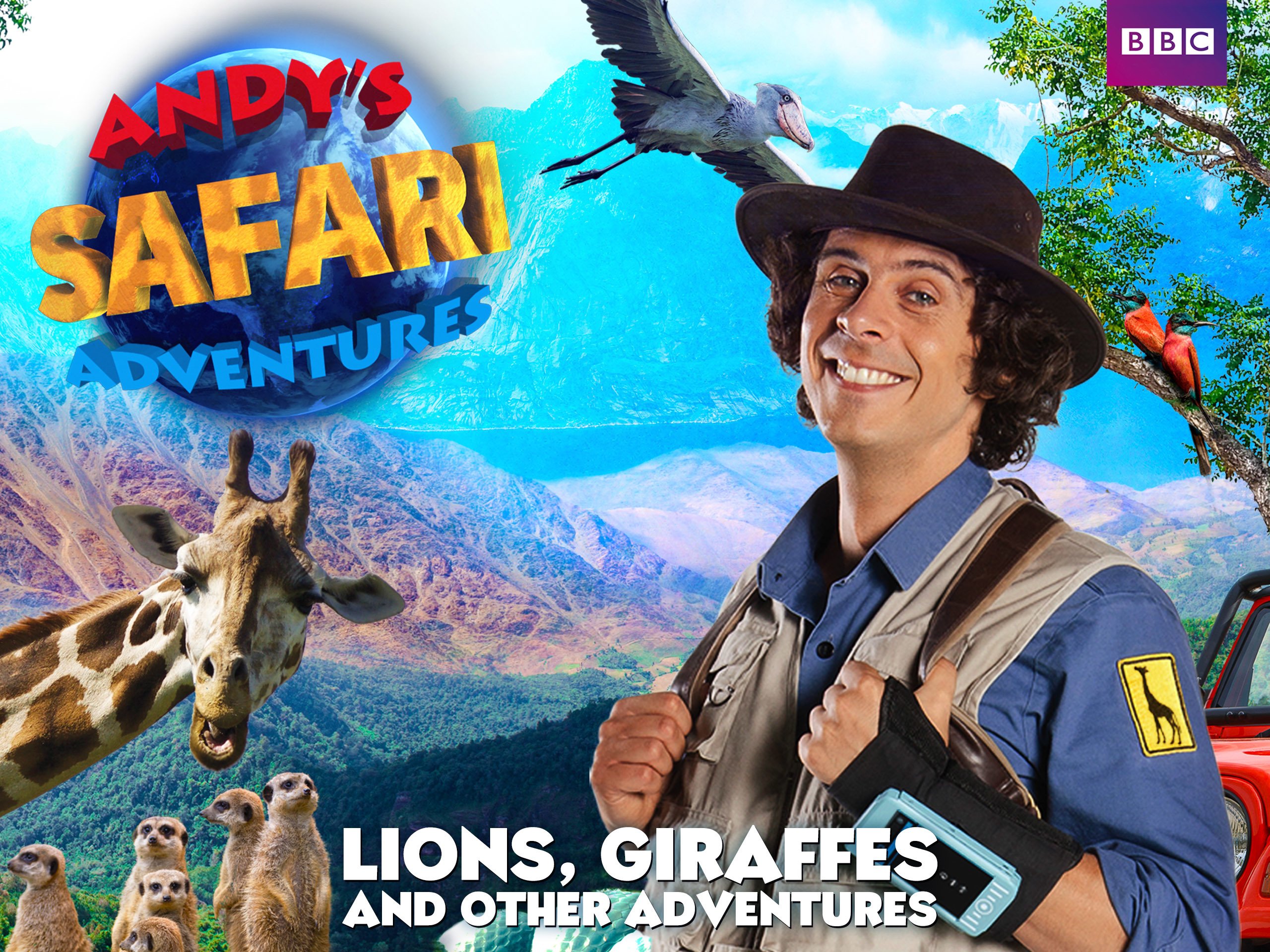 Andy's Safari Adventures 安迪的旅行冒险 中文版+英文版 40集 BBC王牌自然科普-虎学网