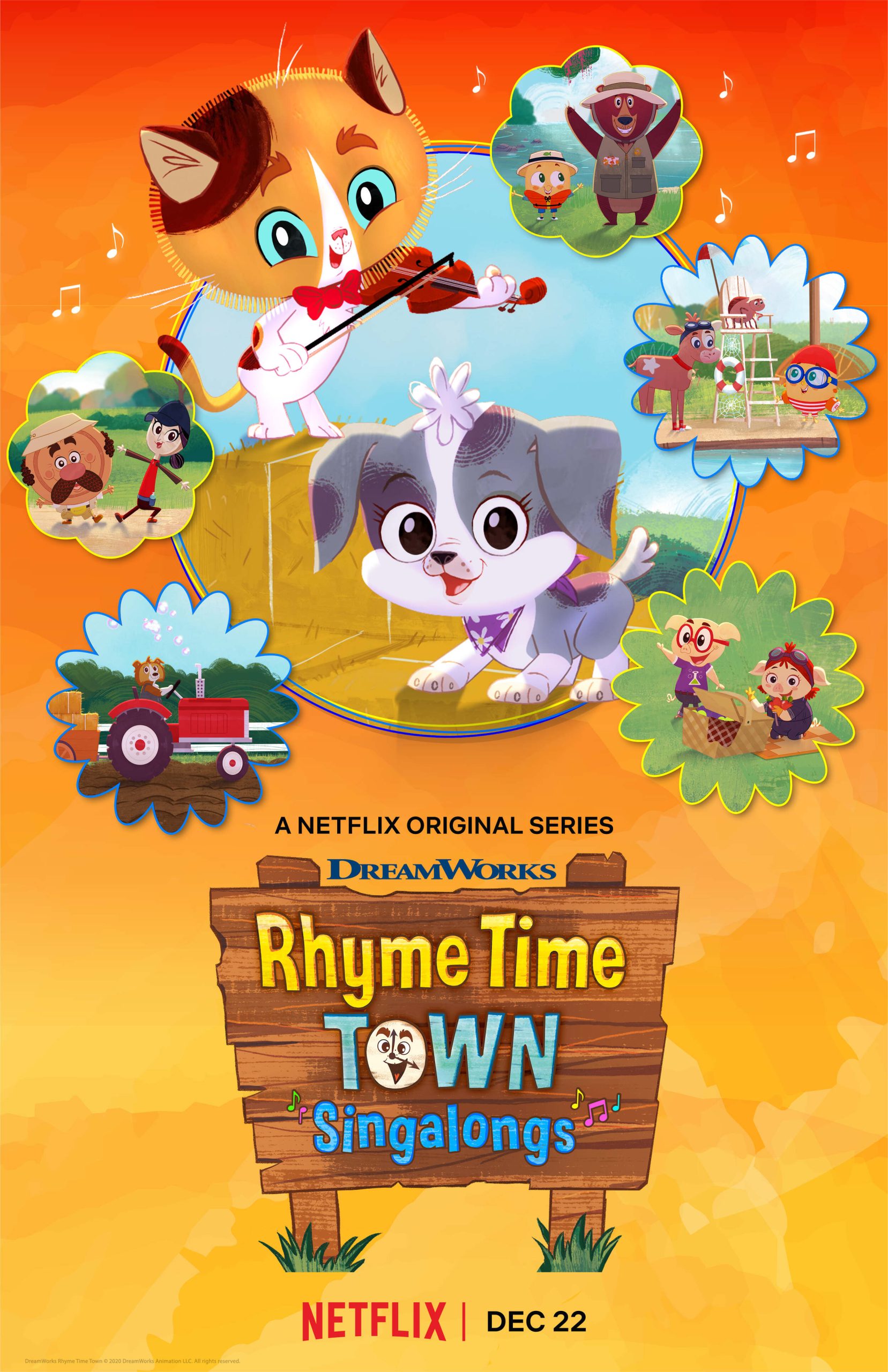 Rhyme Time Town 儿歌童谣城 Netflix独家学龄前启蒙英文动画 1-2季 21集-虎学网