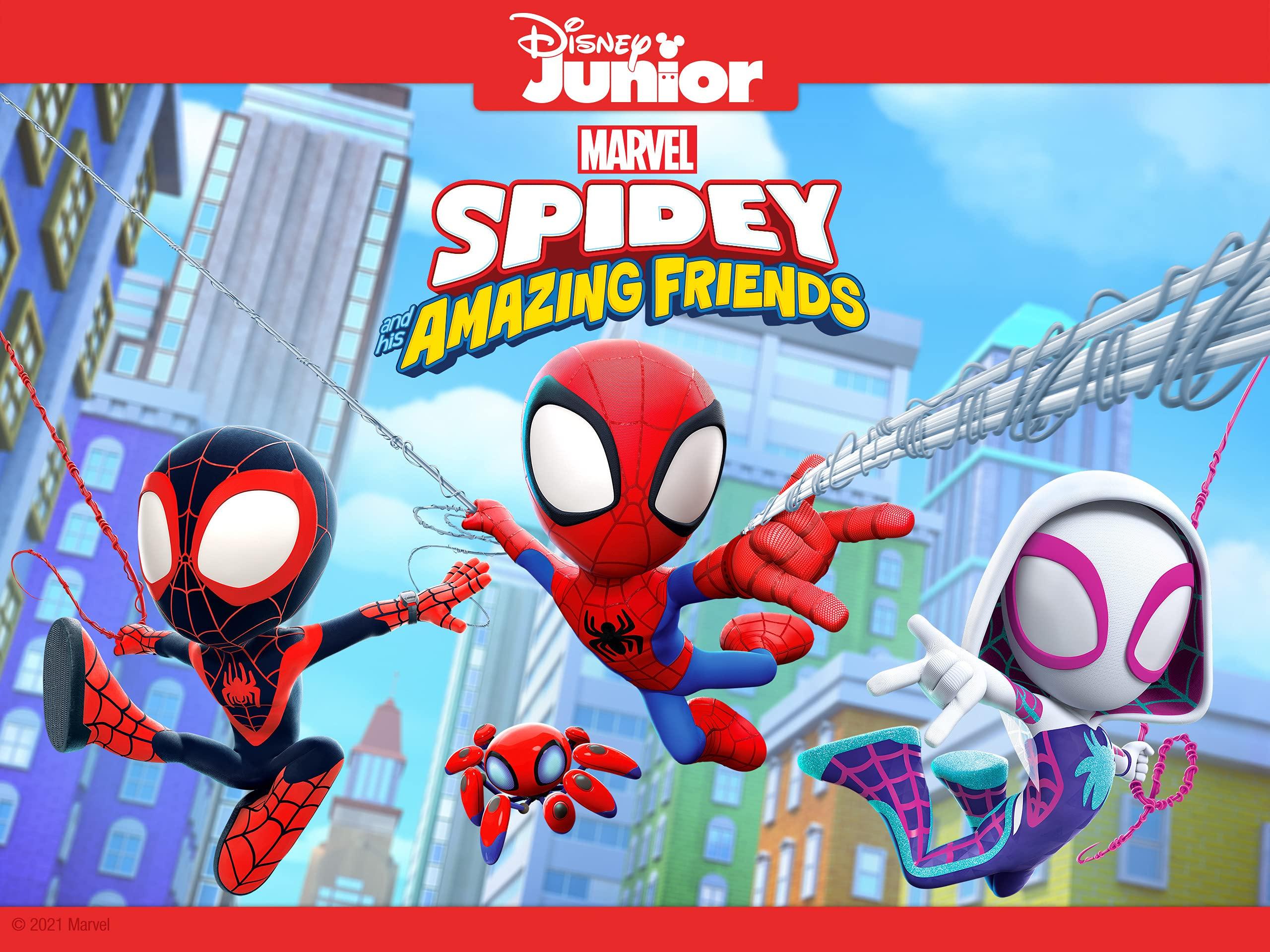 Spidey and His Amazing Friends 蜘蛛侠与他的神奇朋友们 中文版+英文版 1-4季 迪士尼1080P字幕-虎学网