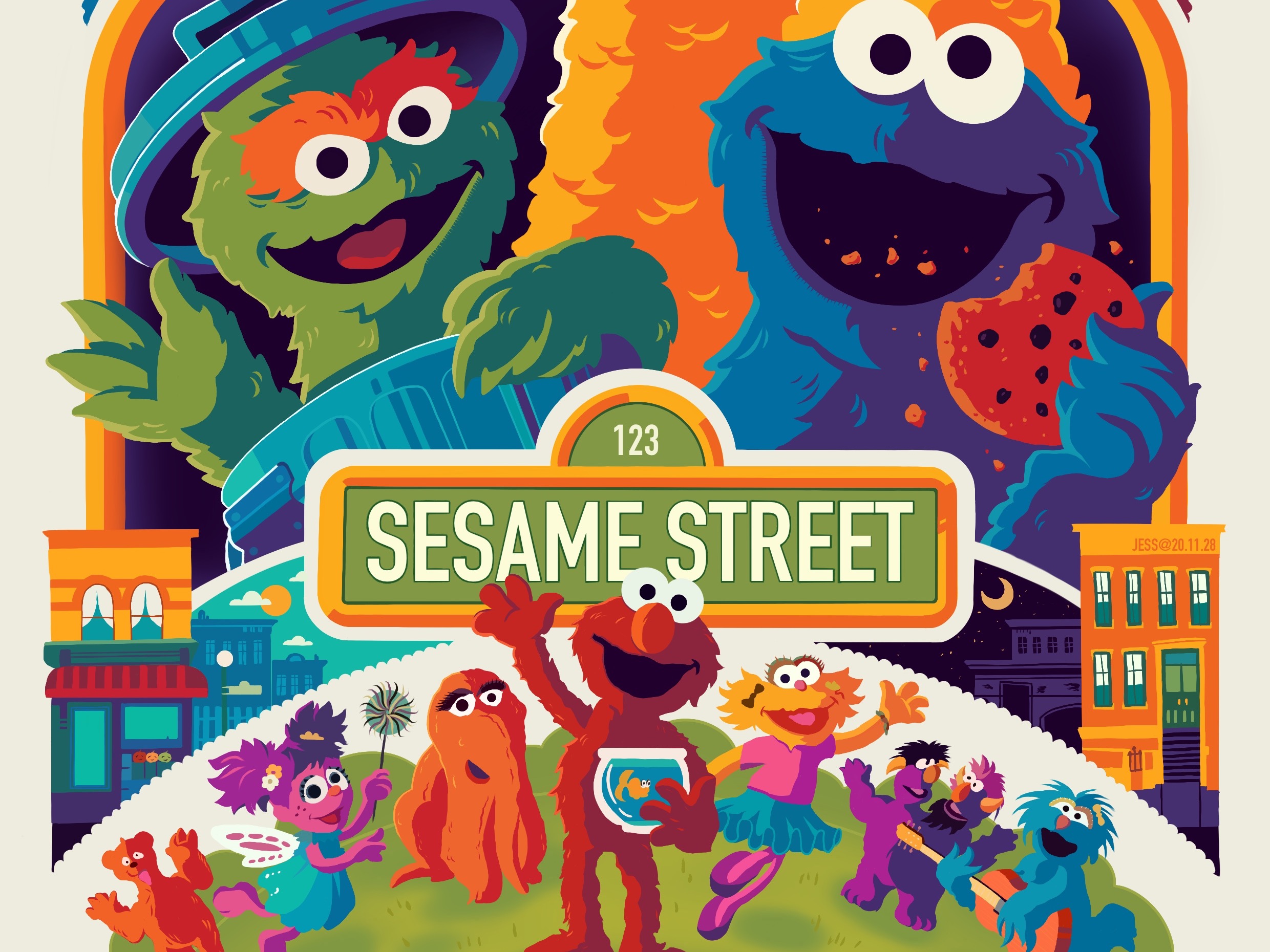 芝麻街英语 Sesame Street 视频动画+字母歌+数字歌+绘本 521集-虎学网