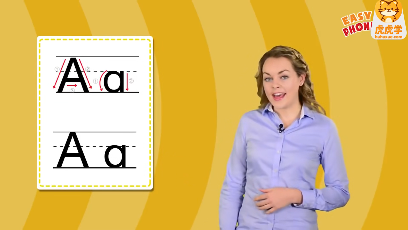 Easy Phonics 自然拼读Phonics 外教真人教学视频 1-3阶段 34集-虎学网