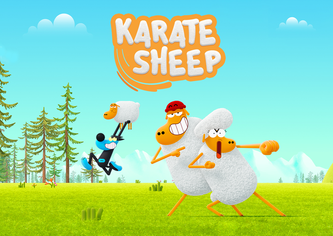 Karate Sheep空手道绵羊 超搞笑幼儿动画片 1080P高清视频 13集-虎学网