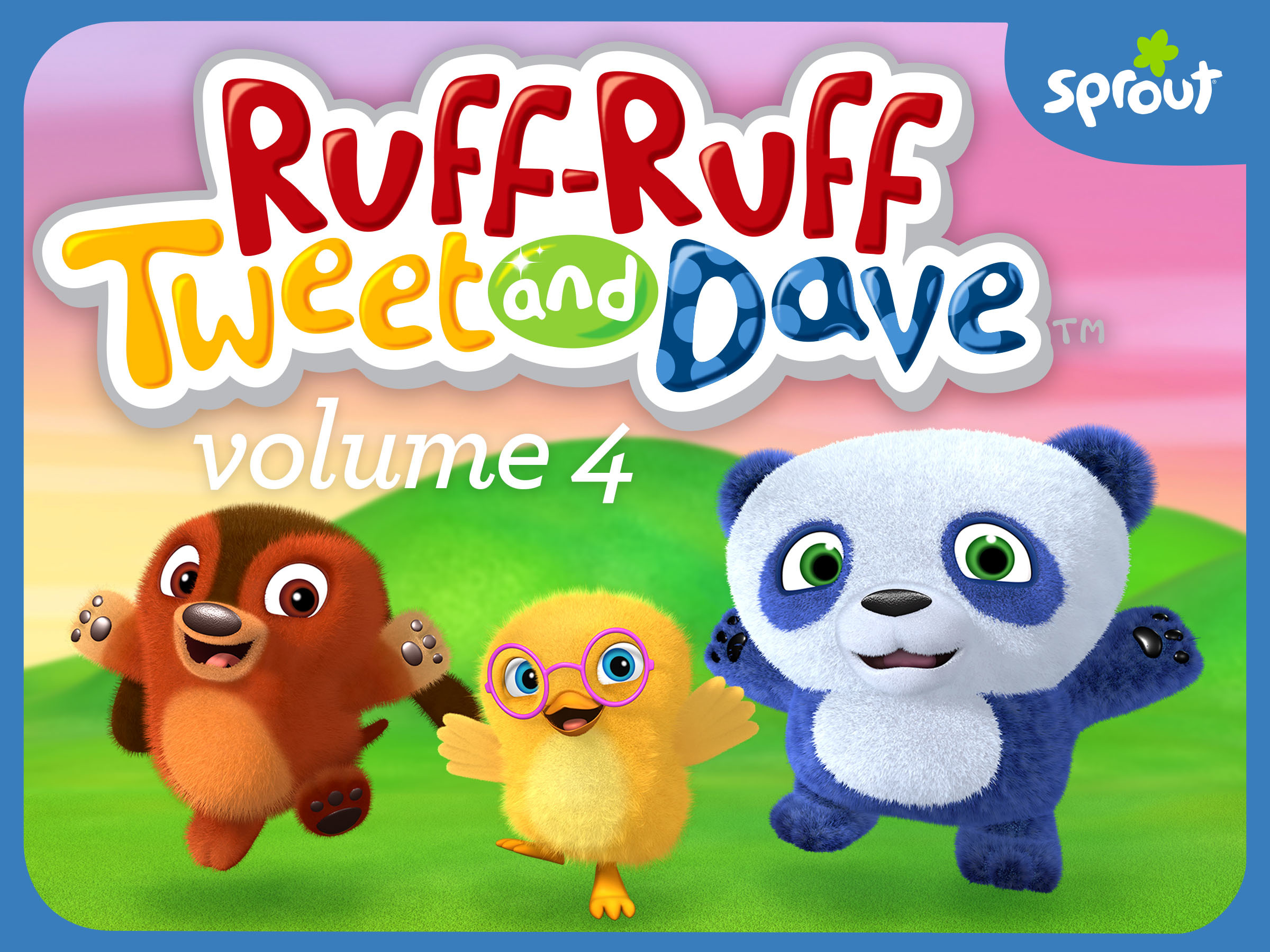 Ruff-Ruff, Tweet and Dave 毛毛绒绒和胖胖 104集 1080P中英文字幕 学龄前认知启蒙动画-虎学网