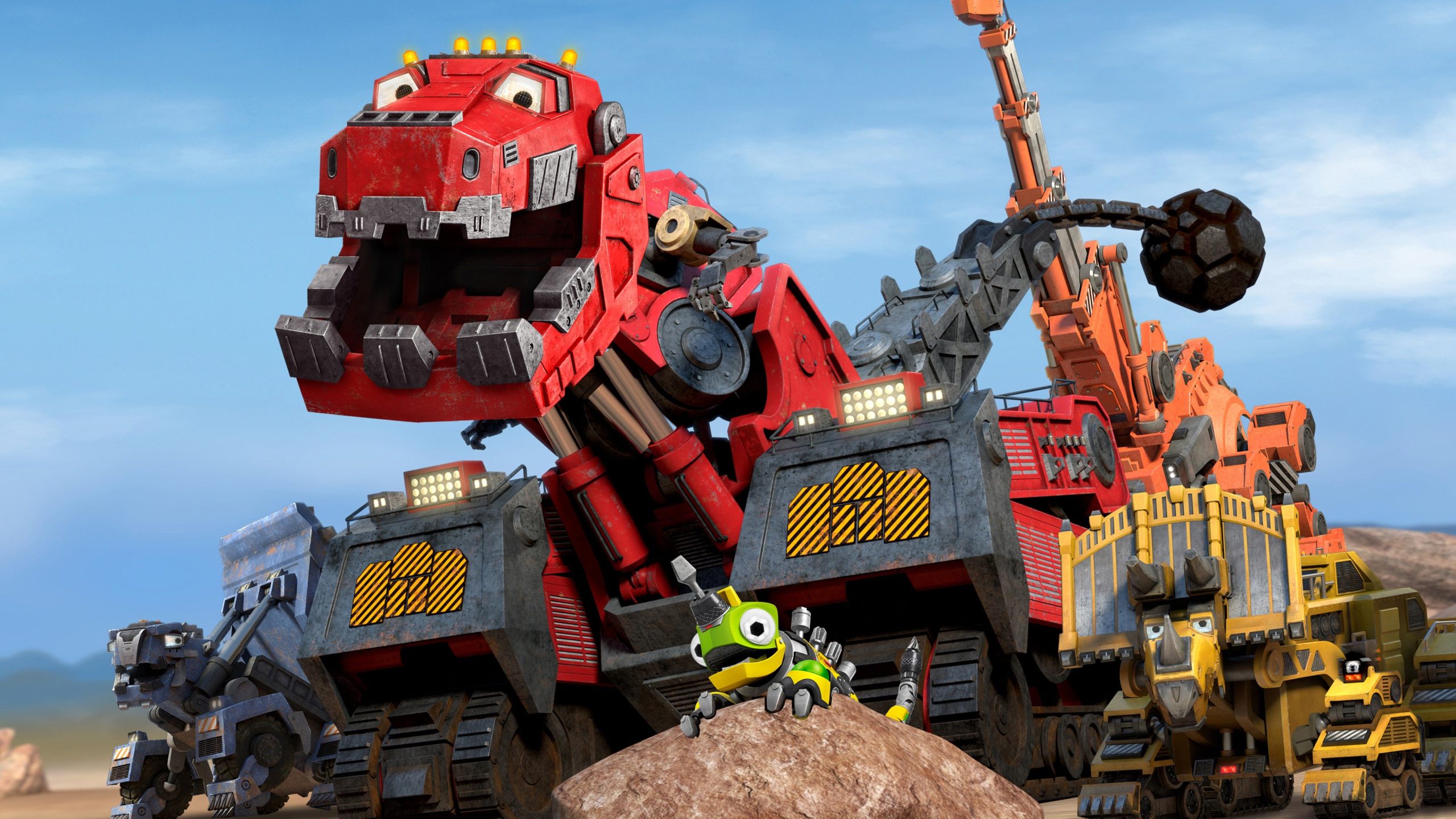 Dinotrux 恐龙卡车 英文版 1-5季 梦工厂奈非出品 恐龙+工程车双狂热动画-虎学网