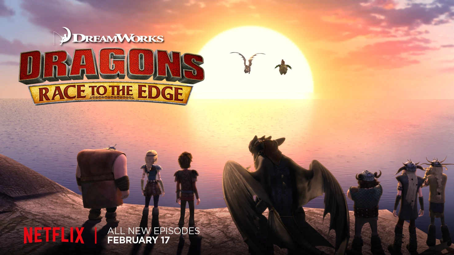 Dragons: Race to the Edge 驯龙高手:飞越边界 中文版+英文版 1-6季 Netflix王牌冒险剧集-虎学网