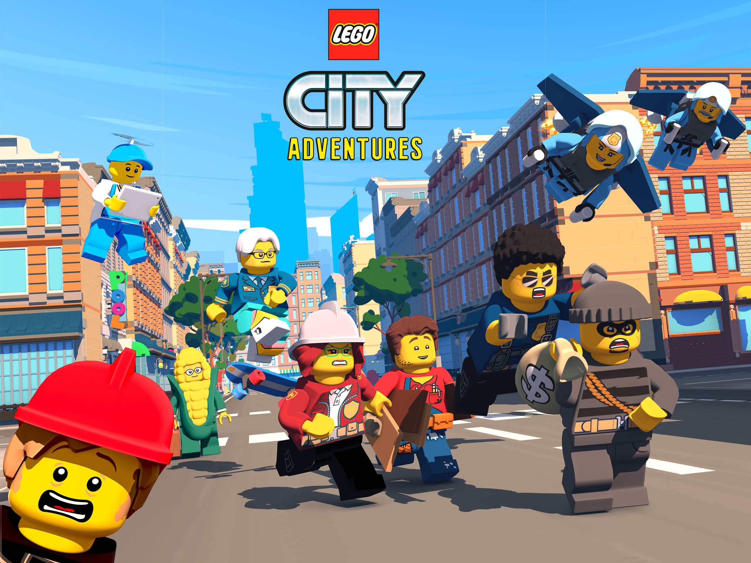 LEGO City Adventures 乐高城市大冒险 1-4季 英文字幕1080P 城市职业科普+口语双启蒙-虎学网
