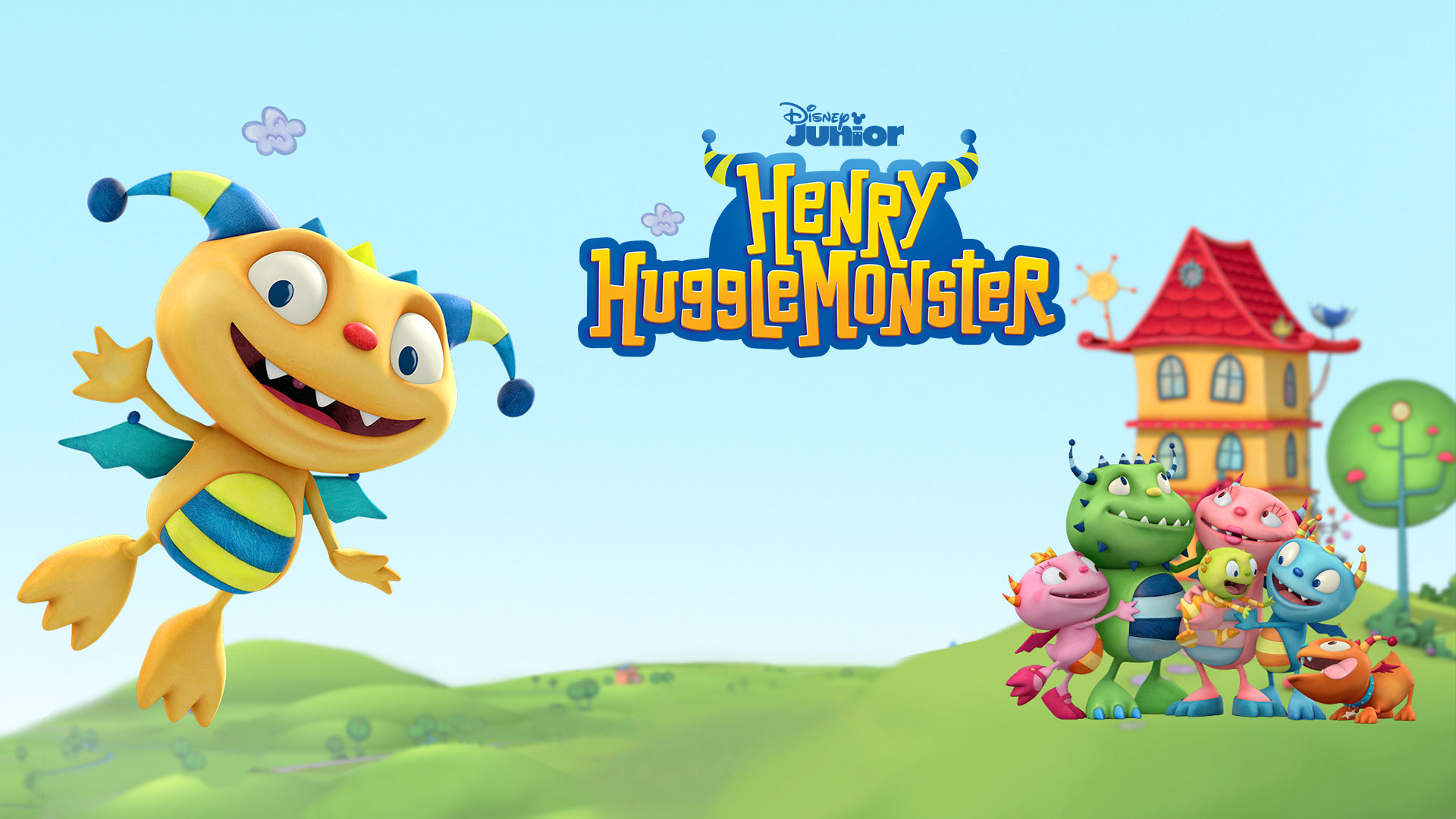 Henry Hugglemonster 小怪兽亨利 中文版+英文版(英文字幕 )1-2季 迪士尼情绪启蒙动画-虎学网
