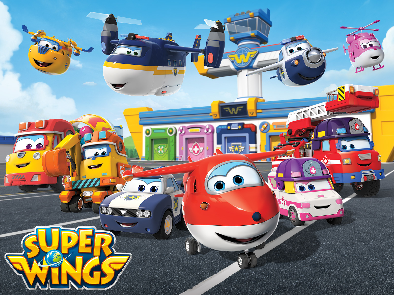 超级飞侠 Super Wings 中文版1-17季+英文版1-10季+大电影+特别篇 双语启蒙-虎学网