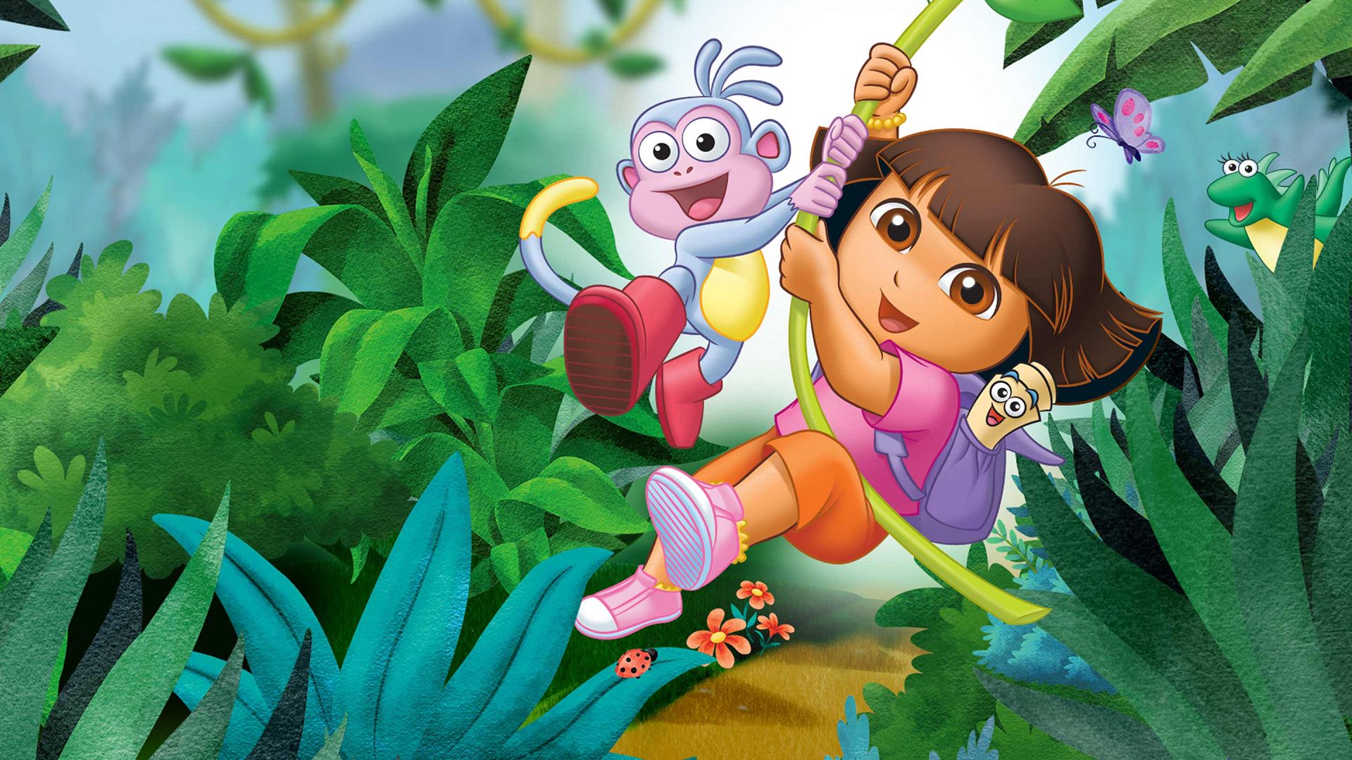 爱探险的朵拉 Dora The Explorer+冒险开始啦+朵拉和朋友们 英文版 1-8季 221集-虎学网