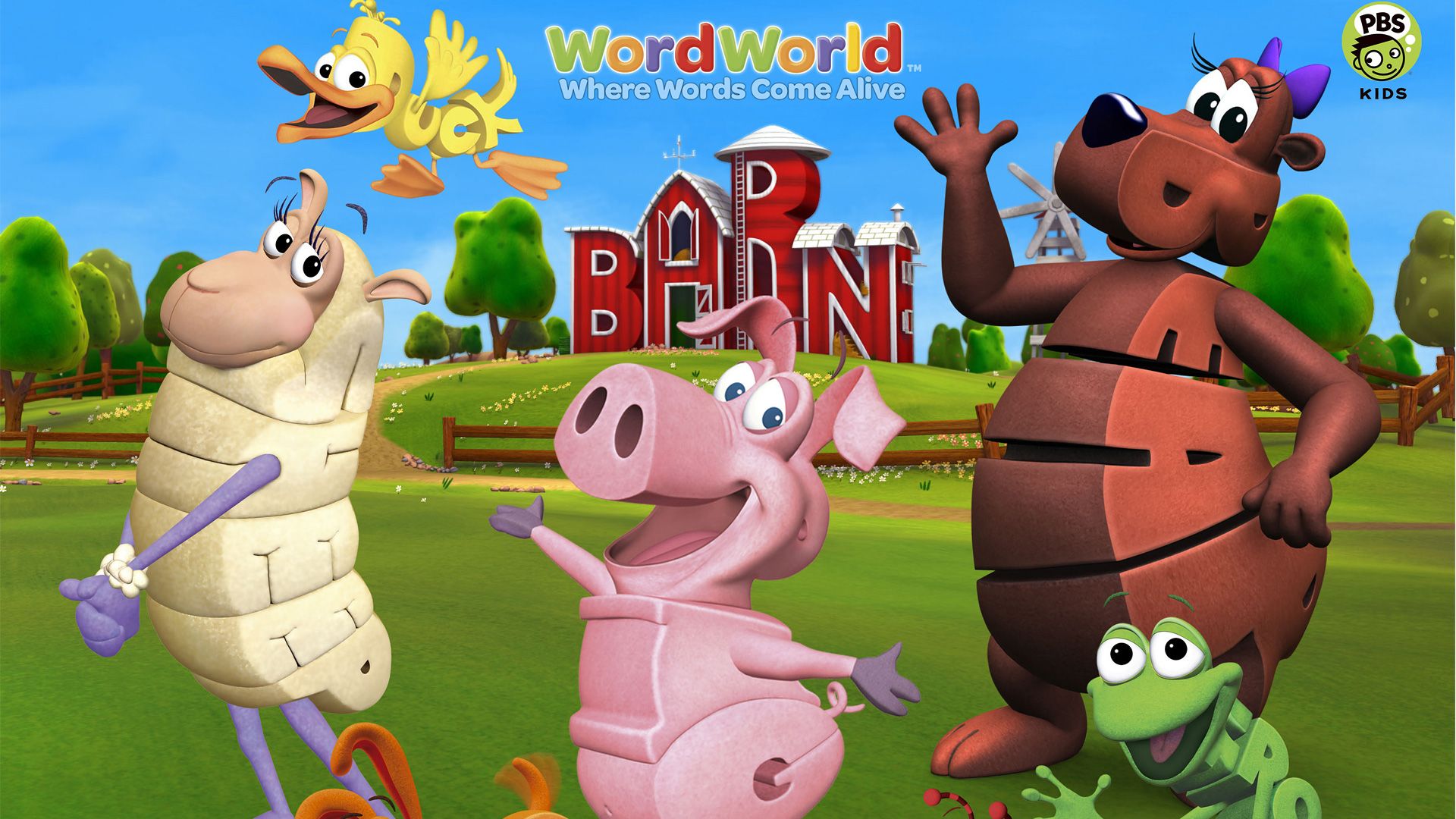 WordWorld 单词世界 中文版+英文版 1-6季 视频+音频+PDF练习册 自然拼读神器-虎学网