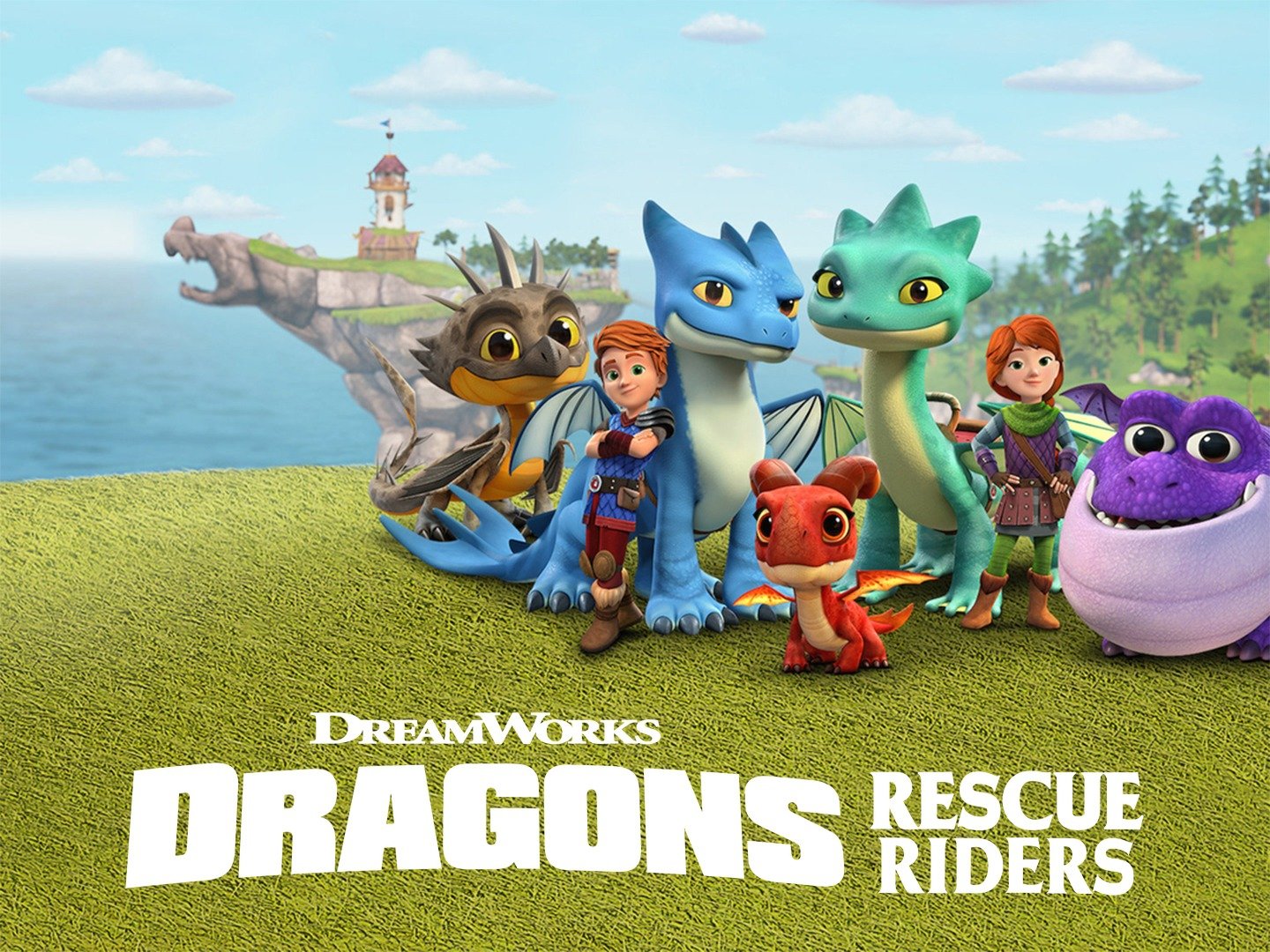 Dragons Rescue Riders 救援骑士 中文版+英文版1-6季 1080P中英字幕 Netflix奇幻救援动画-虎学网