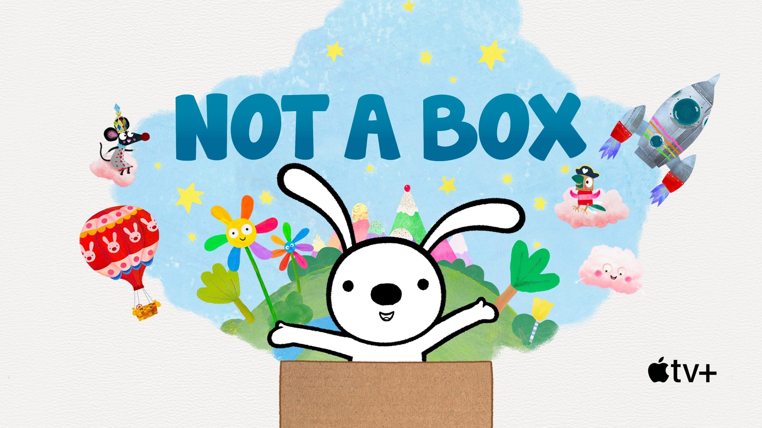 Not a Box 神奇纸箱 8集 1080P英文字幕+绘本 低幼想象力启蒙动画-虎学网
