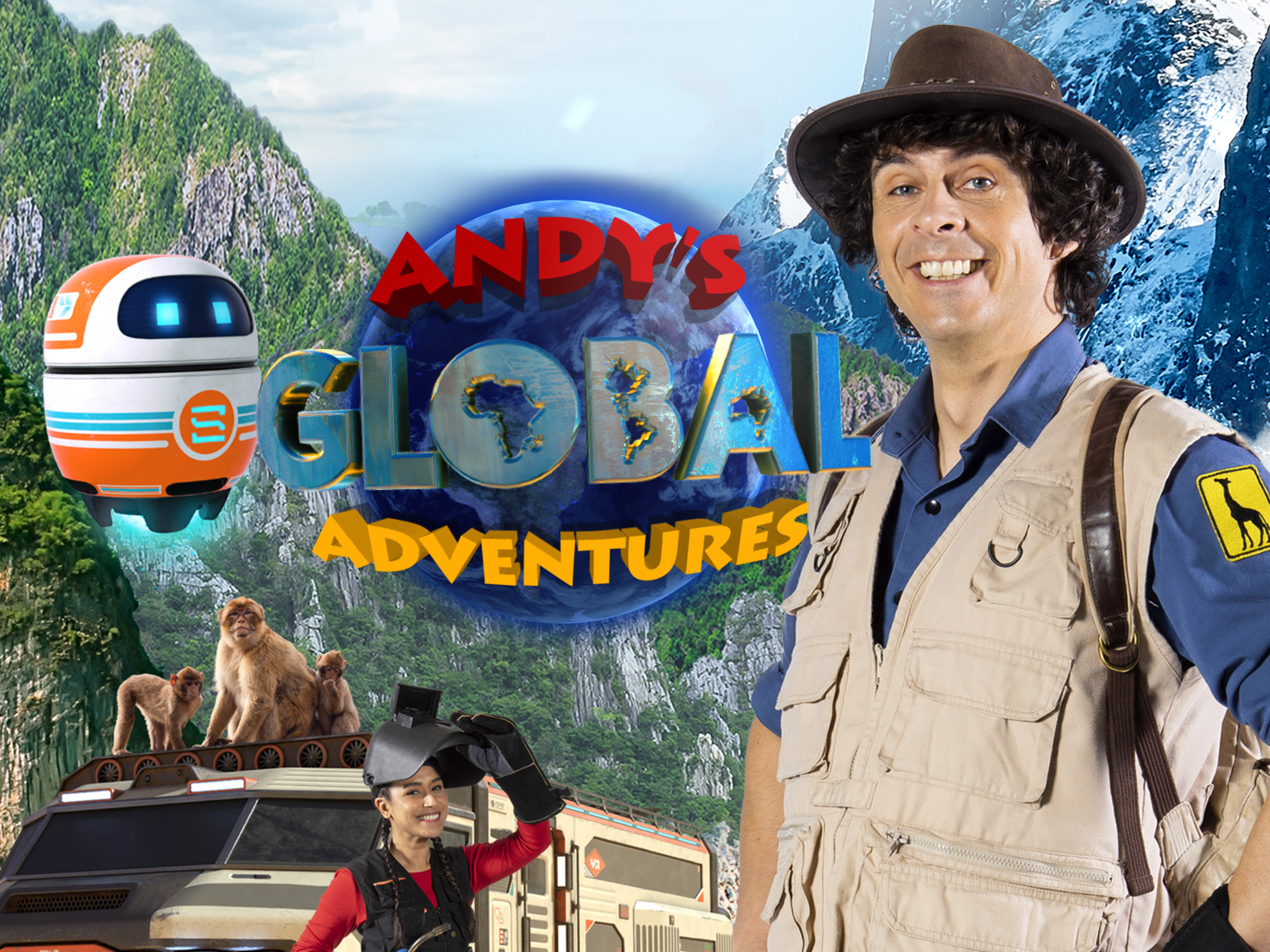 Andy s Global Adventures 安迪的全球冒险 1-3季 1080P英文字幕 BBC科普节目-虎学网
