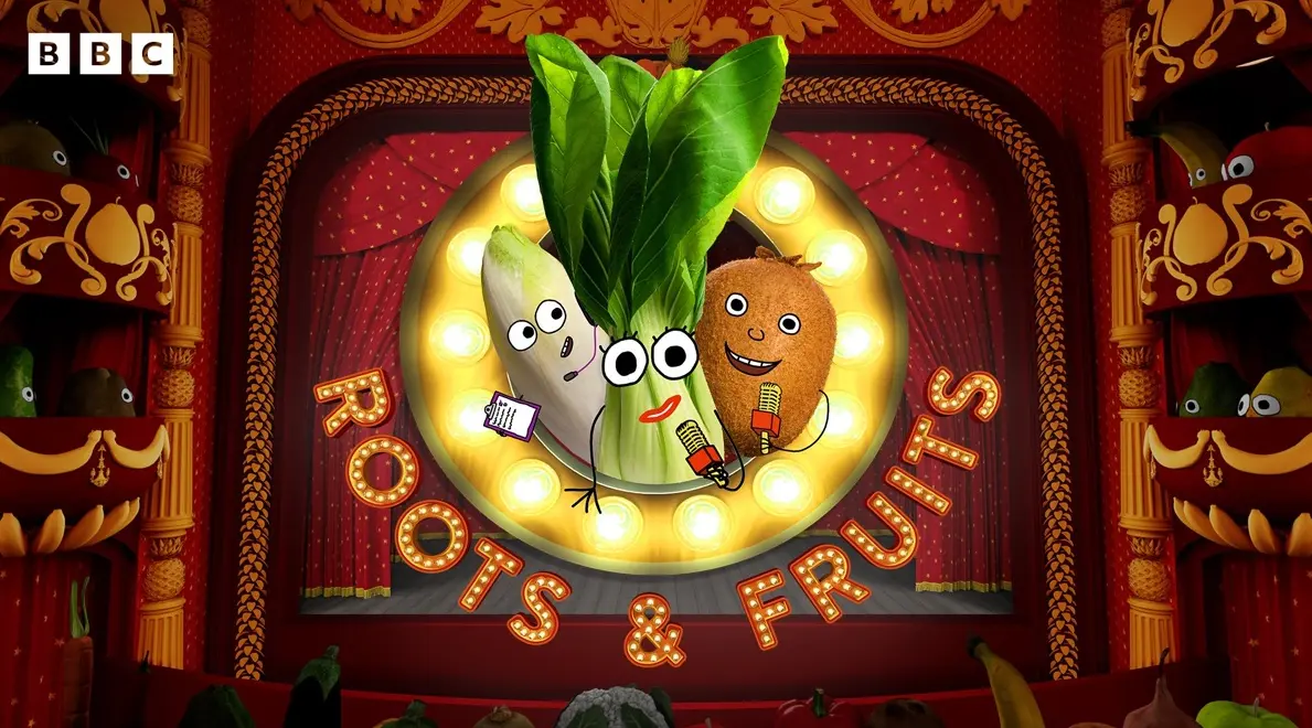 Roots and Fruits 水果和蔬菜1-2季 1080P英文字幕 BBC 趣味果蔬大舞台 英语启蒙-虎学网