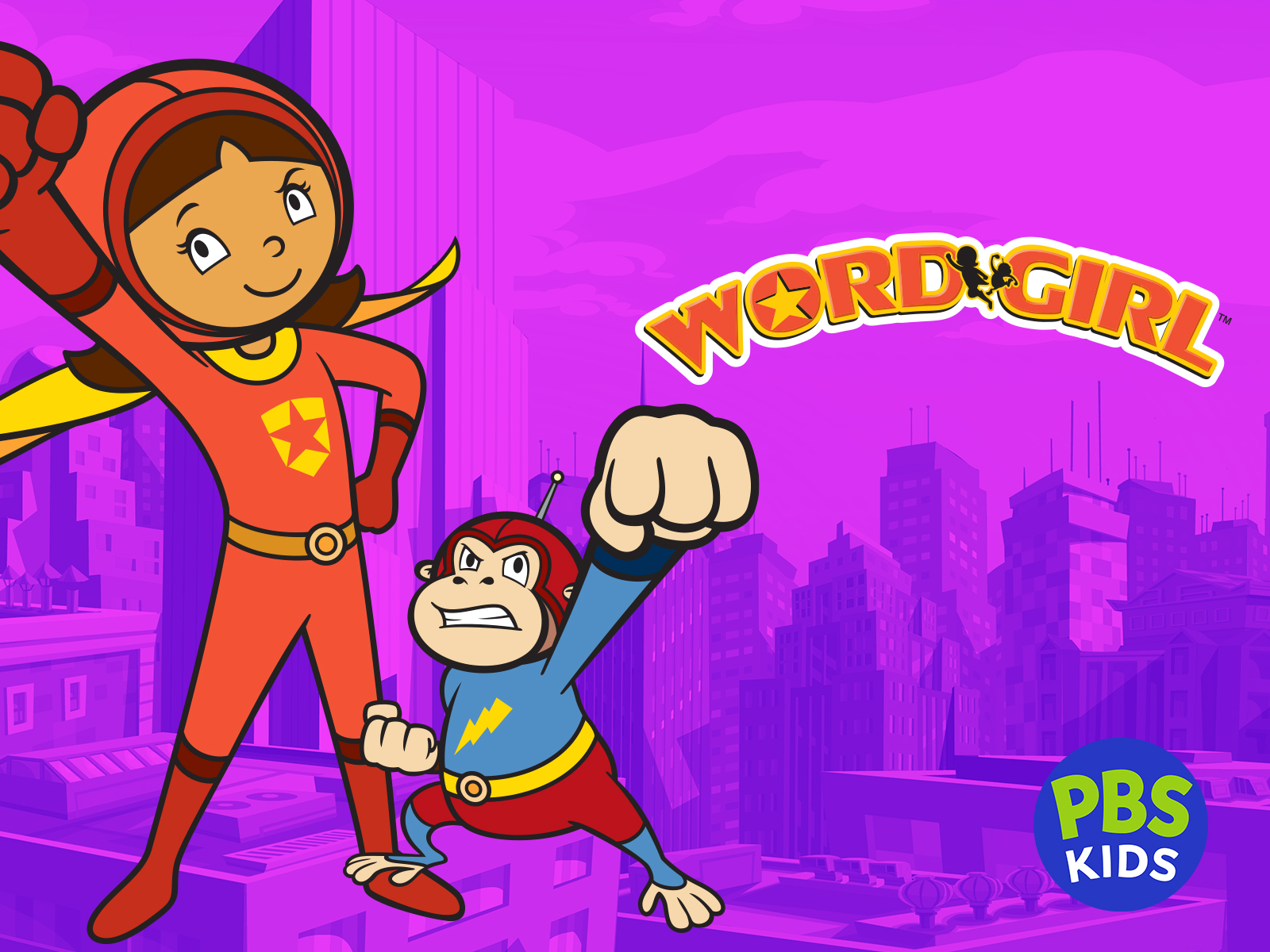 WordGirl 单词女孩 1-8季 1080P英文字幕 艾美奖美式学龄词汇教学动画-虎学网