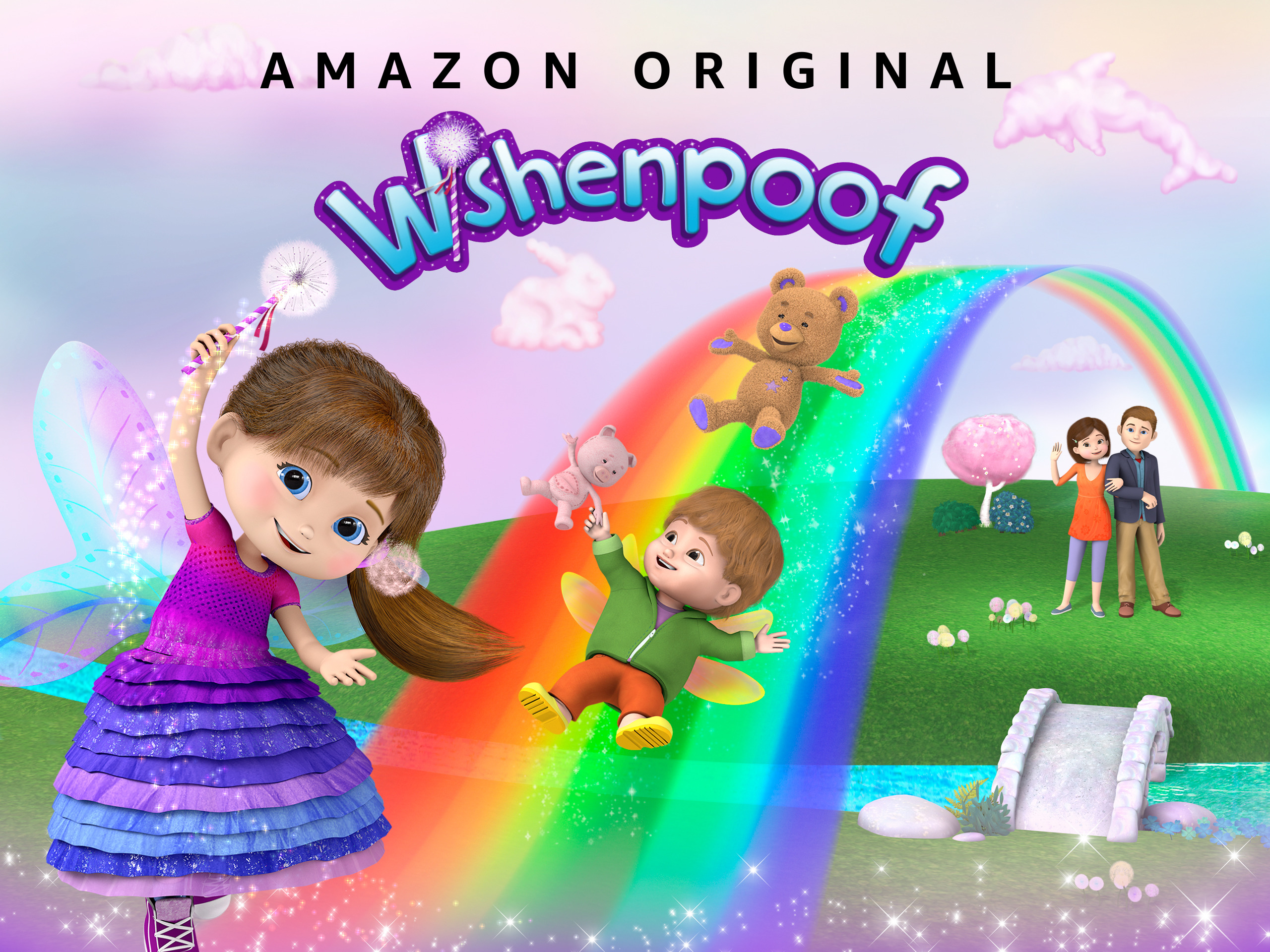 Wishenpoof 美梦成真 1-2季 1080P英文字幕 北美幼儿园热门魔法启蒙剧-虎学网