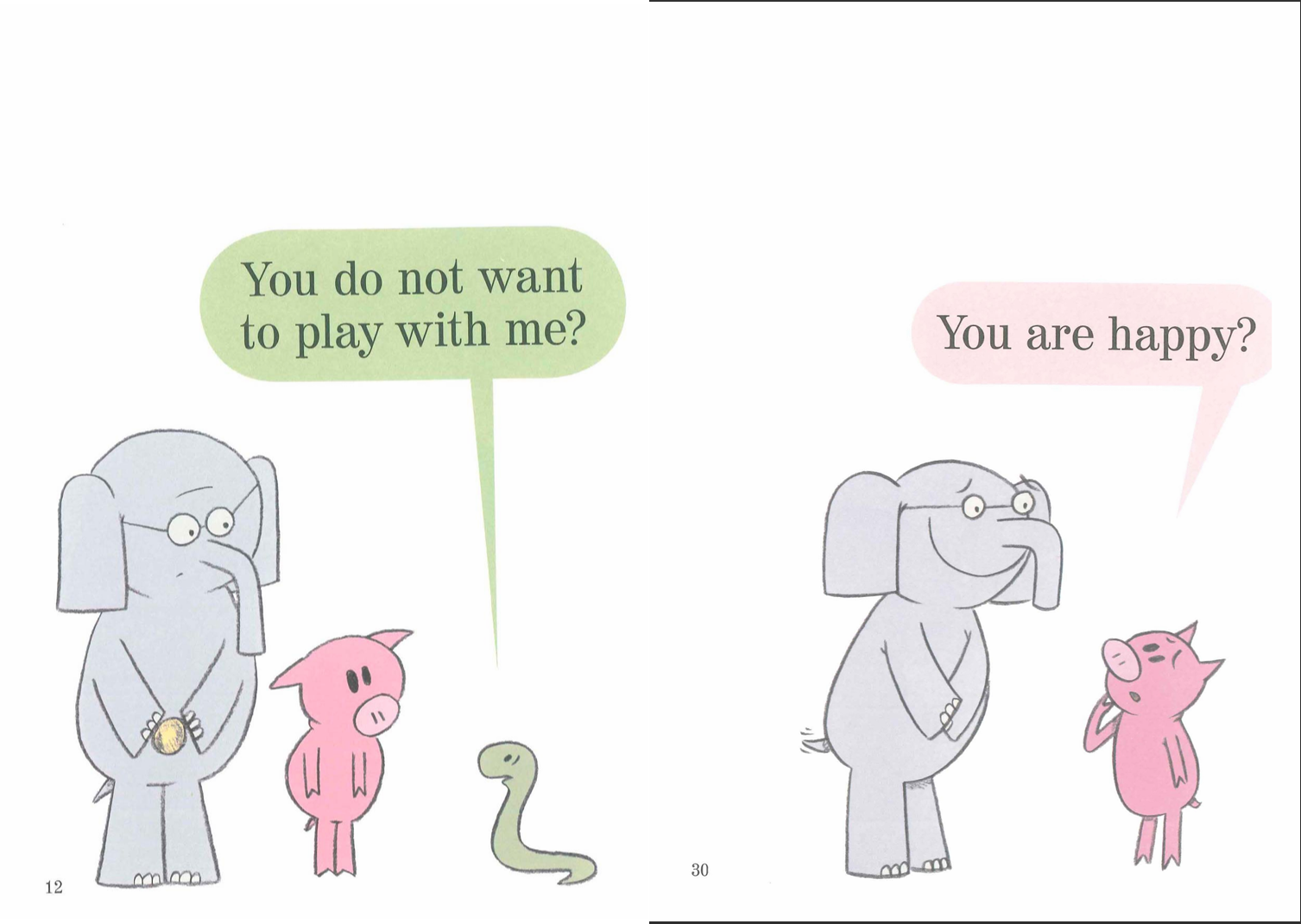 An Elephant and Piggie Book 小猪小象 25册原版英文绘本+音频MP3-虎学网