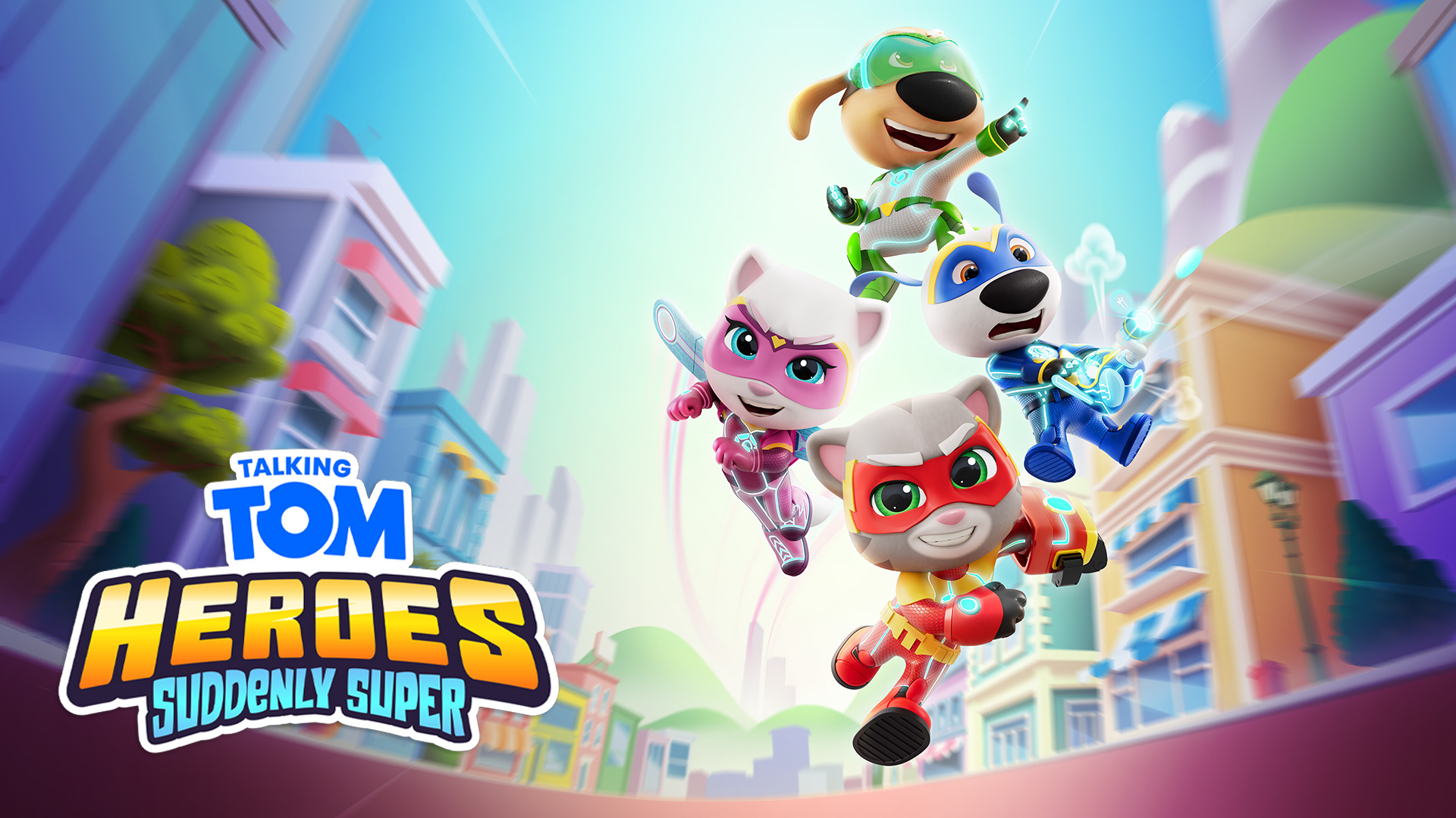 Talking Tom Heroes: Suddenly Super 汤姆英雄:变身超人 52集高清字幕 BBC出品-虎学网