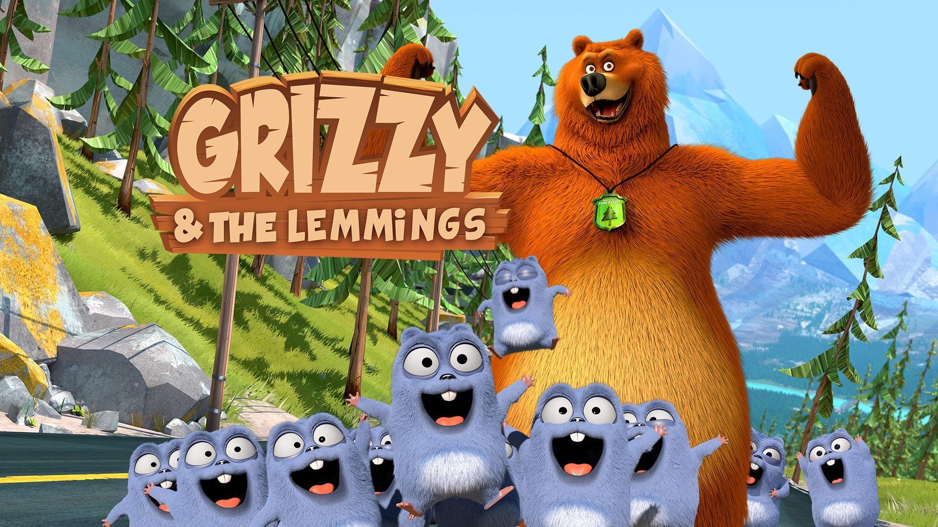 Grizzy and the Lemmings 熊鼠一家 1-4季 1080P高清 风靡全球的无对白喜剧动画-虎学网