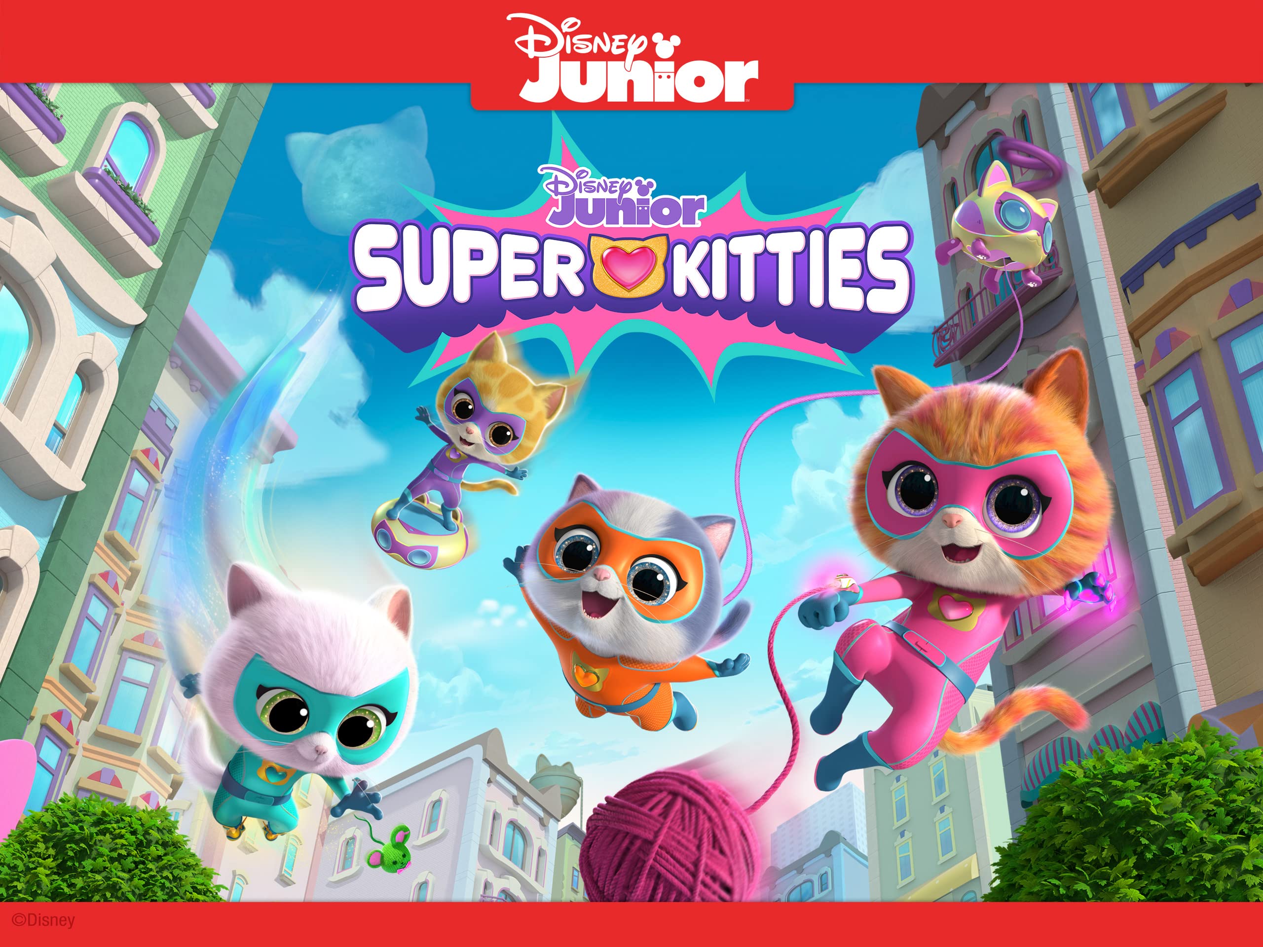 SuperKitties 超级猫咪 1-3季 1080P中英文字幕 迪士尼美式低幼英雄主题3D动画-虎学网
